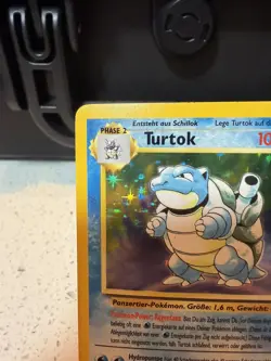 GERMAN Blastoise 2/102 Base Set 1999 Holo Rare WOTC Pokemon Card TCG Turtok - Image 2