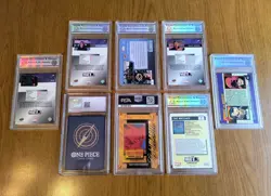 TCG Graded Card Lot of 8 Vintage Marvel X-Men Disney One Piece Etc PSA CGC CC&G - Image 2