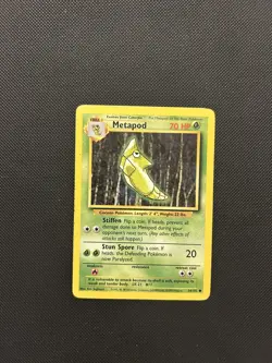 Metapod 54/102 | Base Set | Non Holo Pokemon Card MP - Image 1