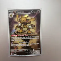 Pokemon Alakazam 009 Me: Mega Evolution Promo Holo Promo Card 140 HP - Image 1