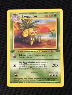 Pokemon Exeggutor 35/64 (1st Edition) *Near Mint* Jungle ‘Never Played Card’ - Image 1