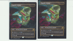 2x Unplayed Zagoth Triome (Showcase) Ikoria: Lair of Behemoths Regular - Image 1