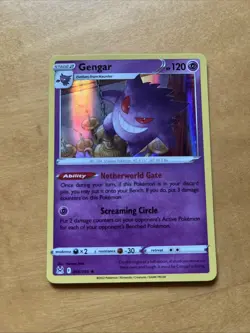 Pokemon Card Gengar 066/196 Lost Origin Holo Rare 2022 NM - Image 1
