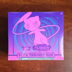 Pokemon TCG Fusion Strike Elite Trainer Box Mew English MPN 179-80933 - Image 1