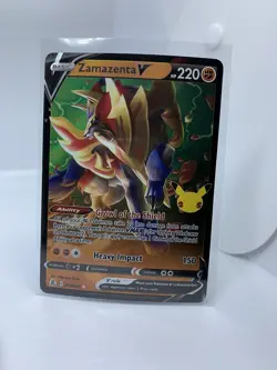 Zamazenta V 018/025 Pokemon TCG Celebrations 25th Anniversary Full Art Holo - Image 1