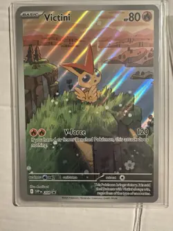 38x 2025 Pokemon SVP EN Victini Jumbo Black Star Promo - JUMBO 5x7 - Image 2