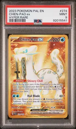 Pokemon PSA 9 Mint | Chien-Pao ex 274/193 Paldea Evolved PAL English - Image 1