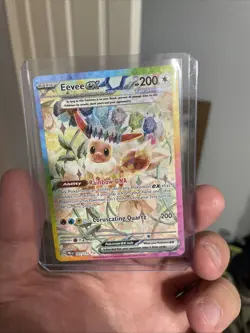 Eevee Sir Prismatic Evolutions Illustration Card 167/131 NM Condition - Image 1