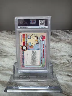1999 Pokemon Topps TV # 52 Meowth PSA 10 - Image 2