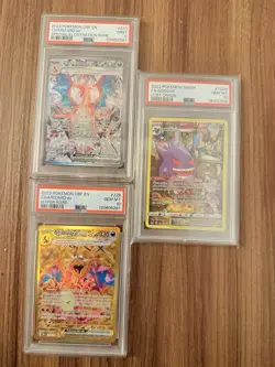 Lot Pokemon PSA Graded Charizard ex Alt Art 223 228 Gengar TG06 Obsidian Flames - Image 1