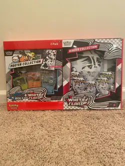 Pokemon White Flare Binder + Poster Collection Sam's Bundle - Image 1
