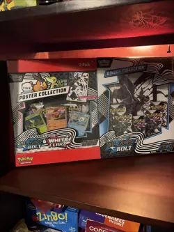 Pokemon TCG Black bolt binder & White flare Poster Collection SAMS CLUB 2-Pack - Image 1