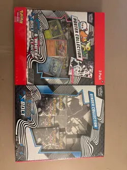 Pokemon Black Bolt and White Flare Binder + Poster Collection Sam's Club Bundles - Image 1