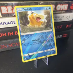 Pokemon TCG Psyduck Sun & Moon Team Up 26/181 Reverse Holo Common NM - Image 2
