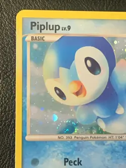 Piplup DP03 *Holo Bleed* Black Star Promo Pokemon TCG Diamond & Pearl 2007 MP - Image 2