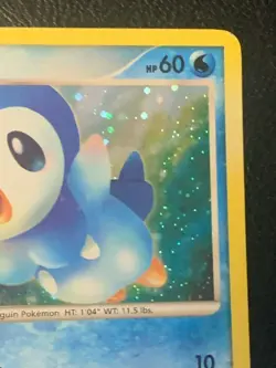 Piplup DP03 *Holo Bleed* Black Star Promo Pokemon TCG Diamond & Pearl 2007 MP - Image 3