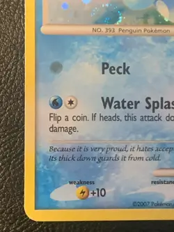 Piplup DP03 *Holo Bleed* Black Star Promo Pokemon TCG Diamond & Pearl 2007 MP - Image 5