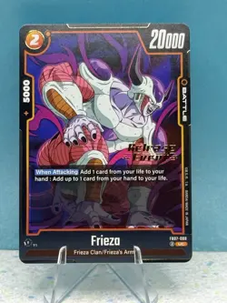 Dragon Ball SCG Wish For Shenron Frieza FB07-089 Release Event Card - Image 1