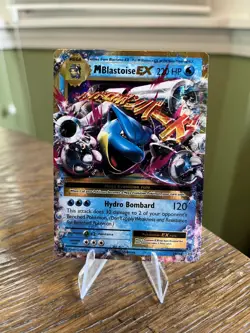 Pokemon TCG M Blastoise EX Evolutions Ultra Rare Holo 22/108 220 HP English - Image 1