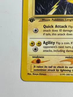 Pokemon Neo Genesis 1st Edition Pikachu 70/111 Non Holo - Nice! (B) - Image 3