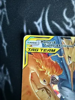 Pokemon Moltres & Zapdos & Articuno GX Hidden Fates 44/68 Ultra Rare Holo Engli… - Image 2
