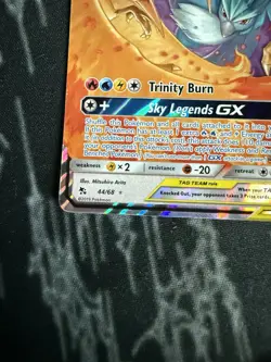 Pokemon Moltres & Zapdos & Articuno GX Hidden Fates 44/68 Ultra Rare Holo Engli… - Image 4