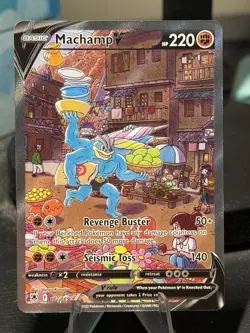 Pokemon TCG Machamp V Alternate Full Art Holo Ultra Rare 2022 172/189 - Image 1