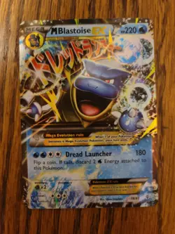 Pokemon TCG M Blastoise EX Ultra Rare Generations 18/83 - Image 1