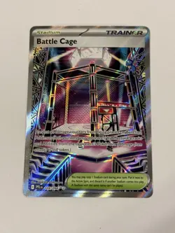 Battle Cage 116/094 Ultra Rare Phantasmal Flames Pokemon TCG NM - Image 1