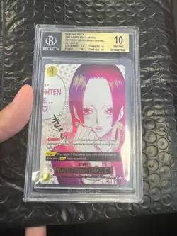 2026 One Piece 'You'll Frighten Me..." OP14-118 Boa Hancock Alt Event BGS 10 - Image 1