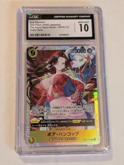Boa Hancock OP14-112 SR The Azure Sea's Seven - ONE PIECE CG Japanese CGC 10 - Image 1