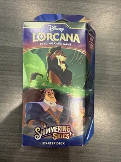 Disney Lorcana: Shimmering Skies Starter Deck (Emerald & Steel) - Image 1