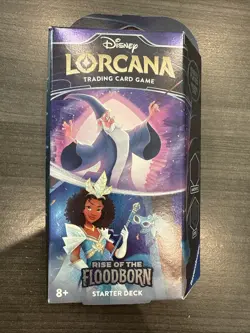 Disney Lorcana: Rise of the Floodborn Starter Deck - Amethyst Steel - Image 1