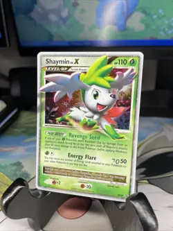 Pokemon TCG Shaymin LV x DP39 Holo Black Star Promo Card MP/HP See Pics - Image 3