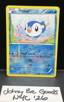 Pokemon Legendary Treasures Piplup 33/113 Reverse Holo Card - Image 1