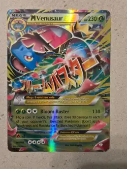 M Venusaur EX Full Art 100/108 XY Evolutions Ultra Rare NM Pokemon Card - Image 1
