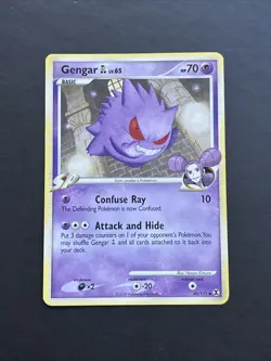 Pokemon TCG Gengar GL Rising Rivals Card 40/111 Uncommon LP - Image 1