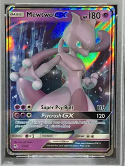 Mewtwo GX 2019 PSA 9 MINT Hidden Fates 31/68 Pokemon Card Game TCG Sun & Moon - Image 2