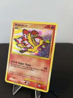 Moltres Holo Secret Rare Pokemon TCG Platinum Supreme Victors Card 149/147 - Image 3