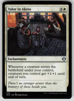 Valor in Akros Normal U Starter Commander Decks 39 NM - Image 1