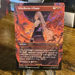 MTG Final Fantasy Nibelheim Aflame Extended Art Rare - Image 1