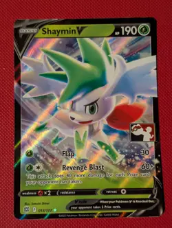 Pokemon TCG - Shaymin V - 013/172 Stamped - Prize Pack Series 2 - Image 1