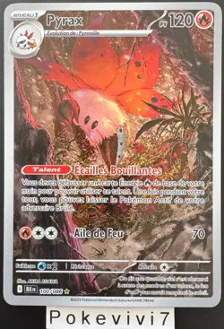 Carte Pokemon PYRAX 100/086 HOLO AR EV10.5 Foudre Noire BLK FR NEUF - Image 1
