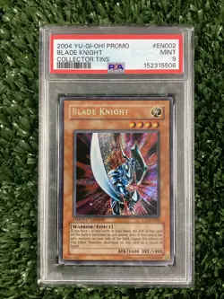 2004 Yu-Gi-Oh! Ltd. Edition Blade Knight CT1-EN002 Promo PSA 9 MINT - Image 1