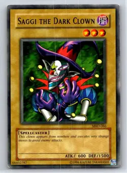 Saggi the Dark Clown MRD-066 Common / Short Print Metal Raiders Yu-Gi-Oh LP - Image 1