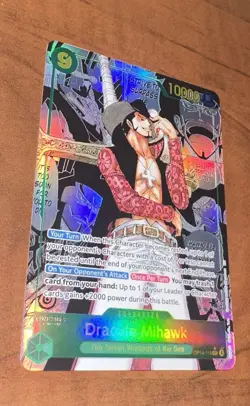 Dracule Mihawk (Manga) Secret Rare OP14-119 Azure Sea’s Seven One Piece English - Image 2