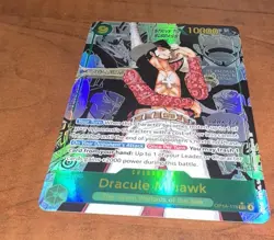 Dracule Mihawk (Manga) Secret Rare OP14-119 Azure Sea’s Seven One Piece English - Image 3