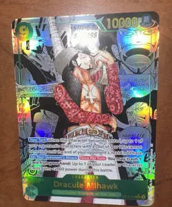 Dracule Mihawk (Manga) Secret Rare OP14-119 Azure Sea’s Seven One Piece English - Image 4