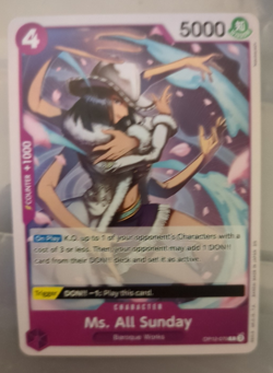 Ms. All Sunday Legacy of the Master OP12-075 OP-12 One Piece Card - Image 1