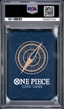 2023 ONE PIECE OP02-PARAMOUNT WAR ALTERNATE ART #062 MONKEY D. LUFFY PSA 9 - Image 2